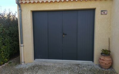 Porte d’entrée et porte de garage