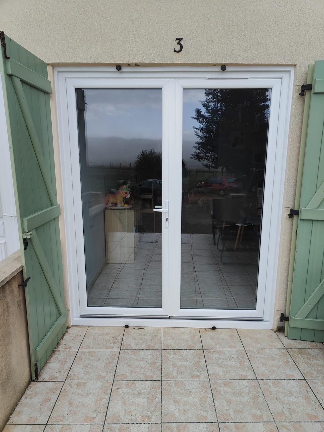 Porte-fenêtre PVC - Chantier à Montélimar (26)