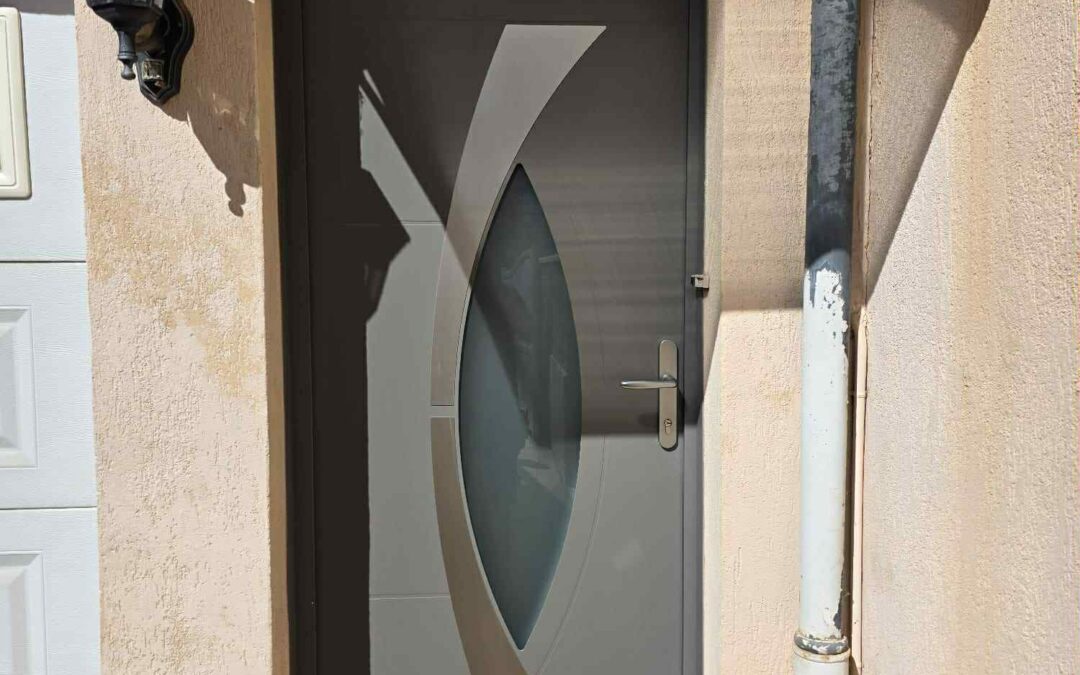 Porte d’entrée aluminium modèle ARKAD