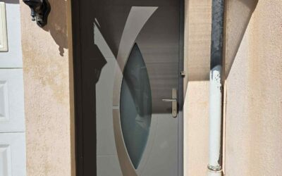 Porte d’entrée aluminium modèle ARKAD