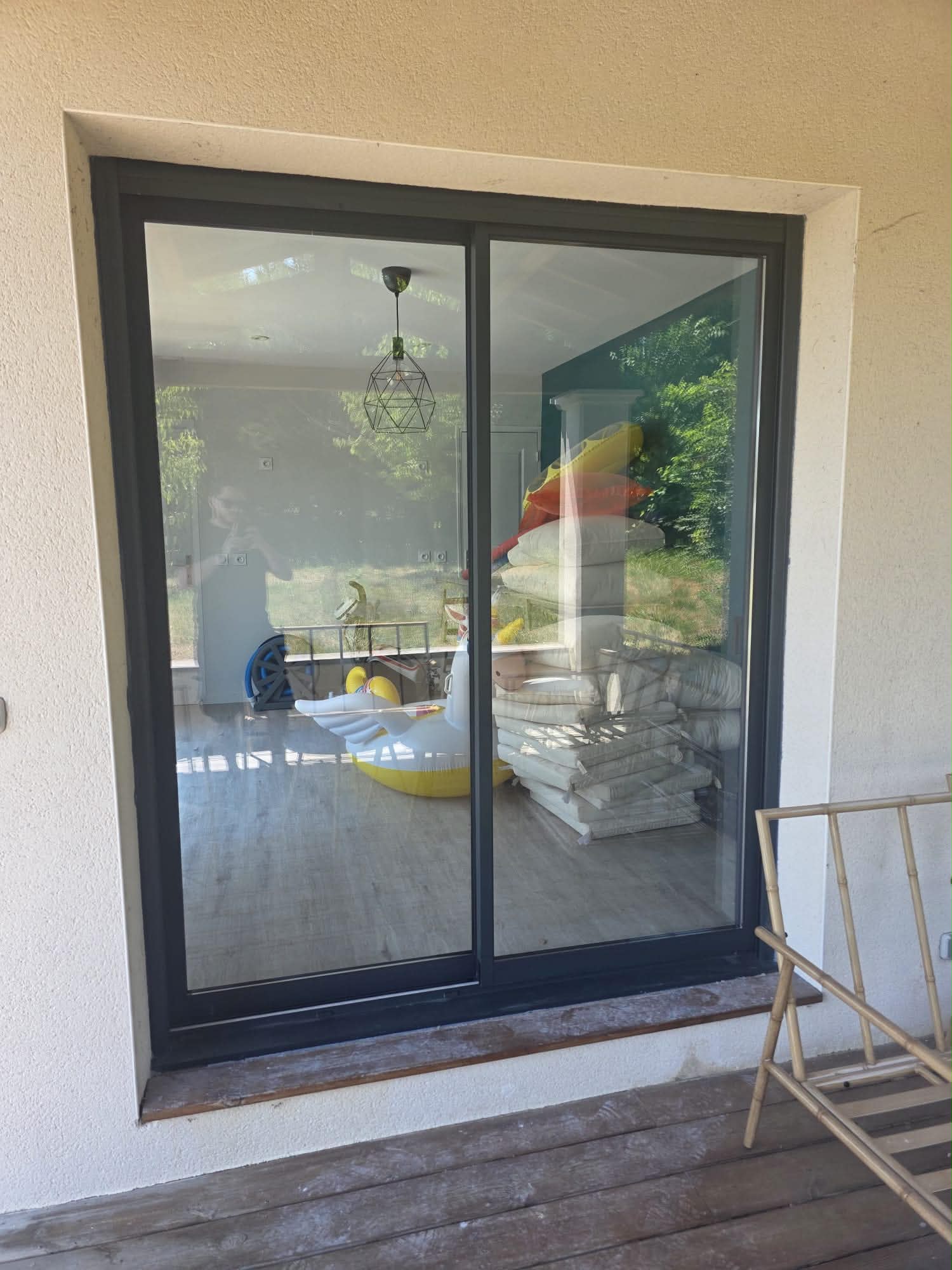 5 Coulissant aluminium avec volet roulant