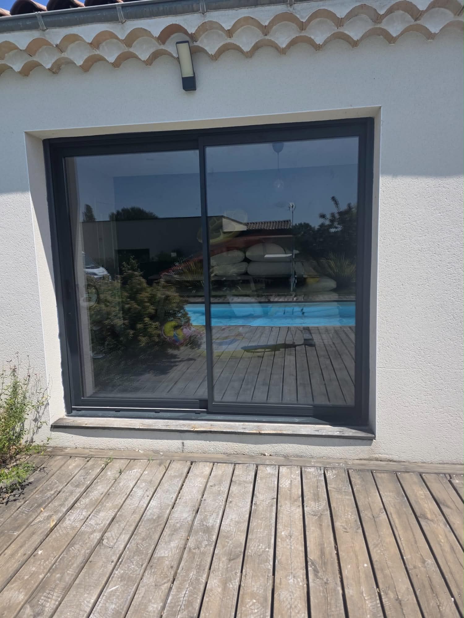 5 Coulissant aluminium avec volet roulant