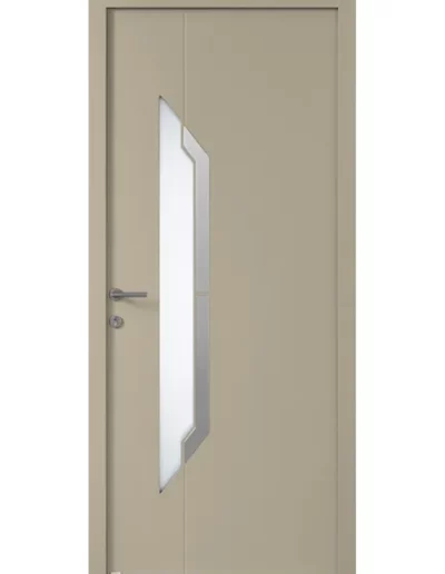 Porte d'entrée aluminium Line 5