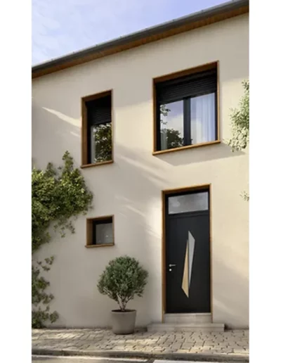 Porte d'entrée aluminium Nyx 2