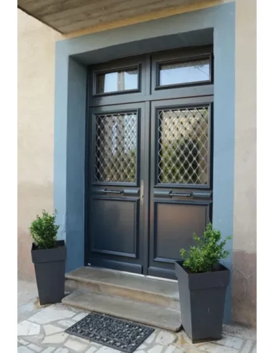 Porte d'entrée bois Lutece